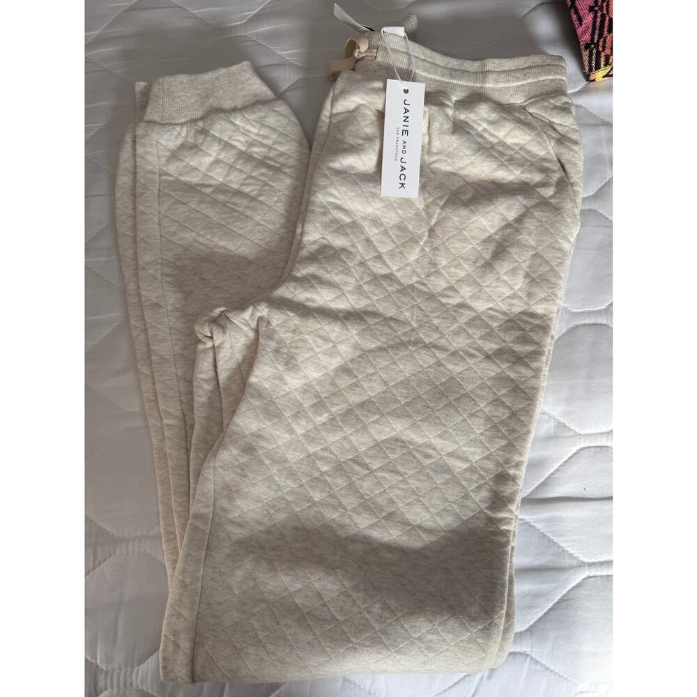 NEW Janie and Jack off beige pants size 18